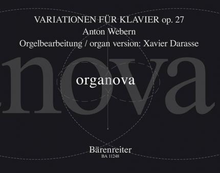 Organova 12: Variationen für Klavier op. 27 Standard