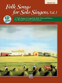 Folk Songs for Solo Singers Vol. 1 