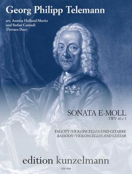 Sonata e-Moll TWV 41:e5 