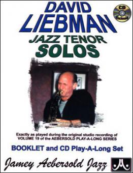 David Liebman Jazz Tenor Solos (with CD) 