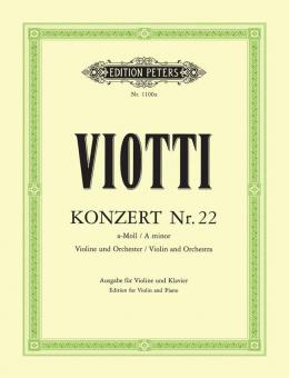 Violinkonzert Nr. 22 a-moll 