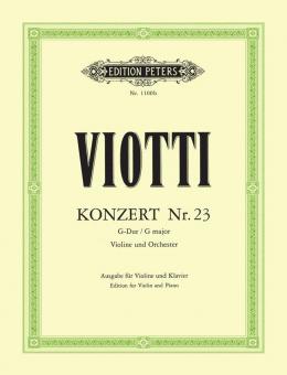 Violinkonzert Nr. 23 G-Dur 