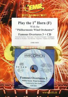 Play the 1st F Horn: Famous Overtures 3 Standard