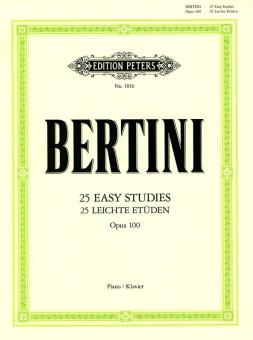 25 Leichte Etüden ohne Oktaven op. 100 