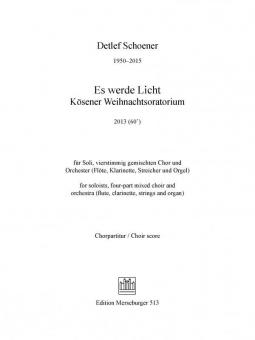 Es werde Licht - Kösener Weihnachtsoratorium 