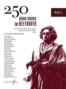 250 piano pieces for Beethoven 1 