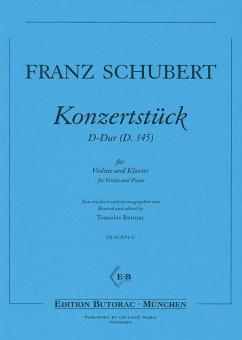 Konzertstück D-Dur D 345 