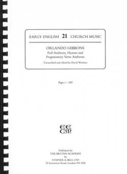 Full Anthems, Hymns And Fragmentary Verse Anthems 