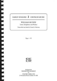 Latin Antiphons And Psalms 