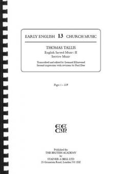 English Sacred Music II: Service Music 