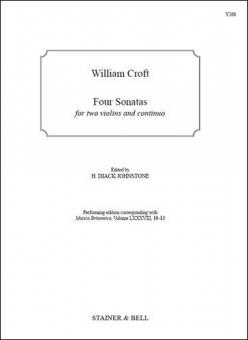 Four Sonatas For Two Violins & Continuo 