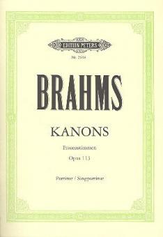 Kanons für Frauenstimmen op. 113 