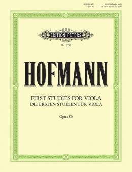 Die ersten Studien für Viola op. 86 