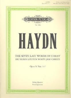 Die sieben letzten Worte op. 51, Nr. 1-7 