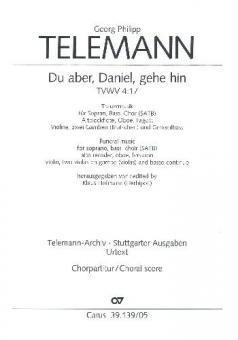 Du aber, Daniel, gehe hin TVWV4:17 