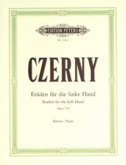 Etüden für die linke Hand op. 718 