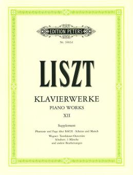 Klavierwerke 12: Supplement 