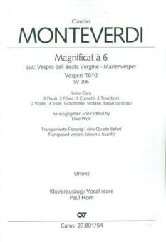 Magnificat à 7 voci & 6 instrumenti Standard