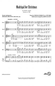 Madrigal For Christmas Standard