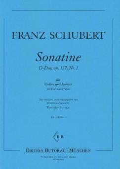 Sonatine D-Dur, op. 137, Nr. 1 