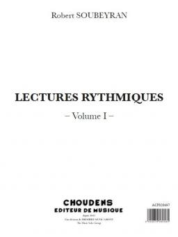 Lectures Rythmiques Vol. 1 