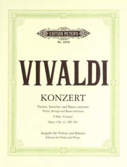 Konzert E-Dur op. 3 Nr. 12, RV 265 