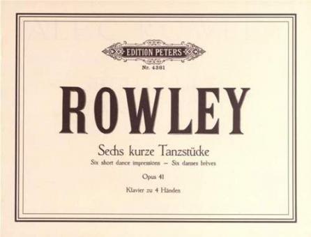 6 Kurze Tanzstückchen op. 41 
