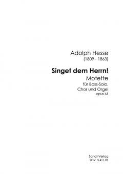 Singet dem Herrn! op. 61 