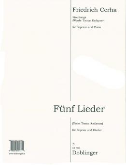 5 Lieder 