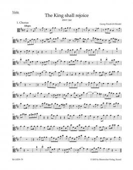 The King shall rejoice HWV 260 