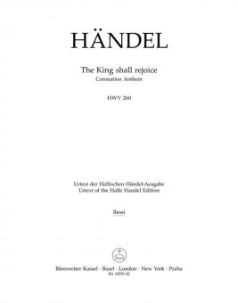 The King shall rejoice HWV 260 