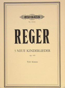 5 Neue Kinderlieder op. 142 