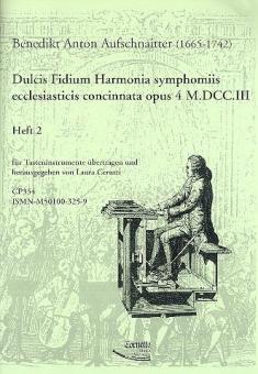 Dulcis Fidium Harmonia symphoniis op. 4 Heft 2 
