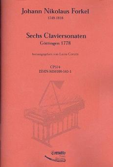 Sechs Claviersonaten 
