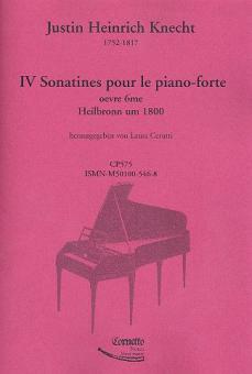 IV Sonatines pour le pianoforte oeuvre 6me 