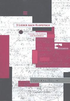 3 Lieder nach Klopstock 