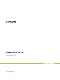 Three Miniatures op. 5 
