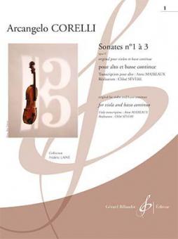 Sonate no 1 à 3 op. 5 - Volume 1 
