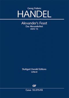 Alexander's Feast HWV 75 