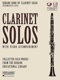 Rubank Book Of Clarinet Solos - Intermediate Level 
