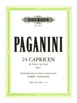 24 Capricen op. 1 - Band 1 