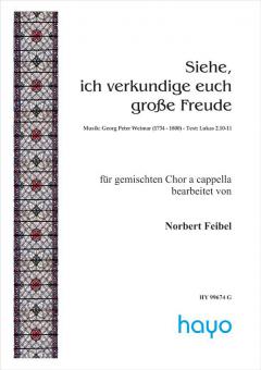 Siehe, ich verkündige euch große Freude 