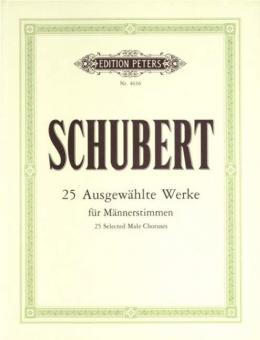 25 ausgewählte Werke für Männerstimmen 