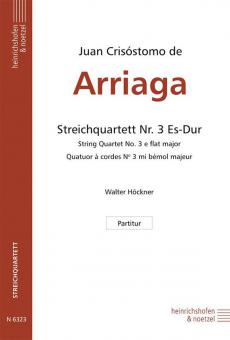 Streichquartett Nr. 3 Es-Dur 