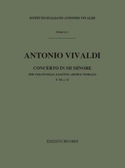 Concerto E Minor RV409 