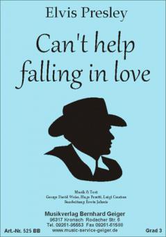 Can't help falling in love 