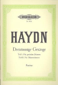 Dreistimmige Gesänge mit Klavier 