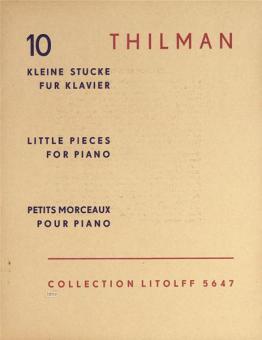 Kleine Stücke für Klavier 