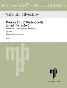 Werke für 2 Violoncelli Heft 1 Standard