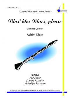 Blas' blos Blues, please 